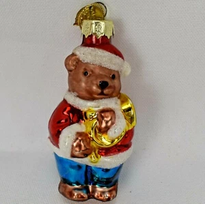 Thomas Pacconi Ornaments-Teddy Bear with French Horn - Picture 1 of 3