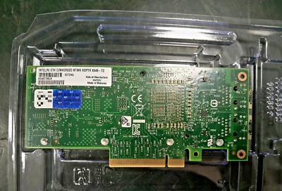Intel X540-T2 X540T2BLK 10G Dual RJ45 Ports PCI-Express Ethernet NIC w Yottamark - Image 1 of 4