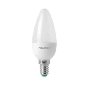 Megaman LED-Kerzenlampe MM21072 IP20 E14 weiß LED-Lampen LED-Kerzenlampe
