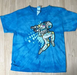 (M) Camiseta Danzante de Astronauta NASA JOVEN Azul TIE TINTE Camiseta Gráfica Nueva Sin Etiquetas - Imagen 1 de 6