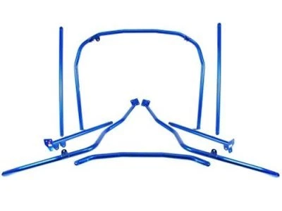 Cusco Chromoly Roll Cage 4-Point w/ Harness Bar (Blue) for 2000-2003 Honda S2000 Foto 1 de 3