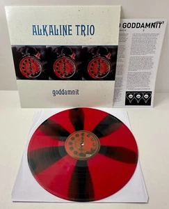 Alkaline Trio - Goddamnit Red & Black Vinyl Record NEW With Insert - Picture 1 of 5