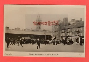 Market Place Town Clock Darlington RP pc unused Pelham Ref P555 - Picture 1 of 1