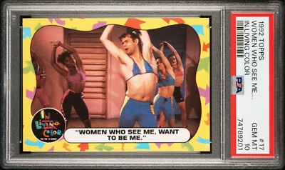 Jim Carrey Rookie Card PSA 10 1992 Topps In Living Color #17 Gem Mint TV Show - Image 1 of 3