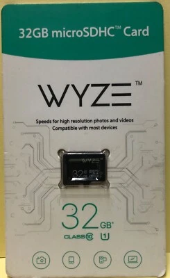 Wyze 32MB MicroSDHC Card WYZEMSD32C10 - Image 1 of 3