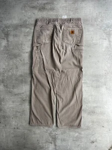 CARHARTT SINGLE KNEE LIGHT BROWN W36X32 - Imagen 1 de 7