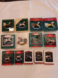 Hallmark Keepsake Vintage Rocking Horse Series Ornaments  Lot of 13 - Picture 1 of 1