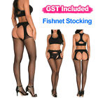 Sexy Thigh High Fishnet  Stockings Pantyhose Suspender Garter Belt Tights
