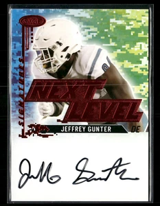 Jeffrey Gunter 2022 Sage Next Level Red Auto - Picture 1 of 2