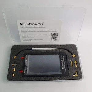 Nano VNA-F V2 TouchScreen 50KHz-3GHz Network Antenna Analyzer UHF HF VHF Battery - Picture 1 of 10