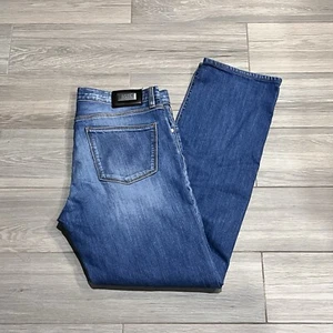 Hugo Boss Iowa Sz 34x32 Stretch Straight Leg Denim Jeans Blue Stonewash - Bild 1 von 10