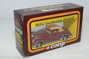 CORGI TOYS 805 MERCEDES-BENZ 300SC 300 SC 1956 MAROON MINT BOXED - Picture 1 of 5