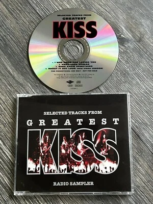 KISS CD GREATEST KISS Radio Sampler Promo Germany German Logo 1997 Vintage Kiss - Image 1 of 3
