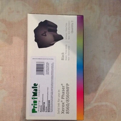  Xerox Phaser Black Solid Ink 8560/8560MFP black  (x3 Sticks) - Image 1 of 2