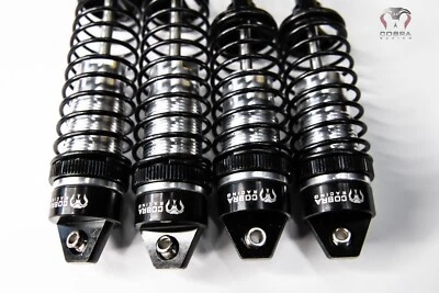CR-BLK Traxxas SLASH Aluminum BIG BORE Front and Rear Adjustable Shock 4X4 2WD - Image 1 of 4