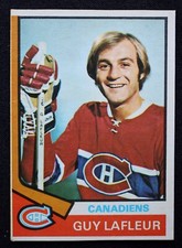1974-75 O-Pee-Chee GUY LAFLEUR #232 HOCKEY CARD - Montreal Canadiens