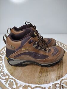 Merrell Women’s 9.5  Brown Siren Waterproof Mid Leather Hiking Boots  J16038 