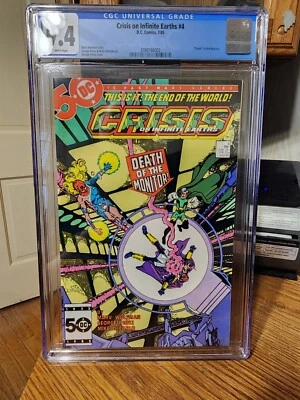 CRISIS ON INFINITE EARTHS #4 CGC 9.4 - Image 1 of 2