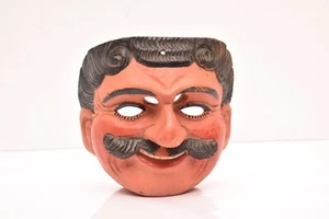 Antica maschera da ballo guatemalteca in legno intagliato - Foto 1 di 7