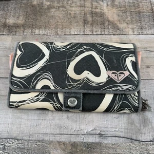 Roxy Wallet Womens Floral Clutch Bag Pink/Black Vintage - Picture 1 of 11