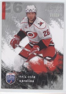 2007-08 Upper Deck Be a Player Platinum Player's Club /25 Erik Cole #40