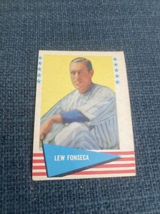 1961 Fleer #27 Lew Fonseca NEAR MINT+ Cincinnati Reds Chicago White Sox