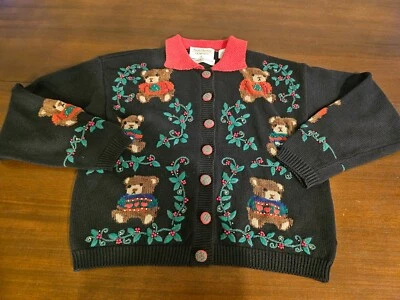 Marisa Christina Classics L The Christmas Collection 1995 Teddy bears sweater - Image 1 of 4