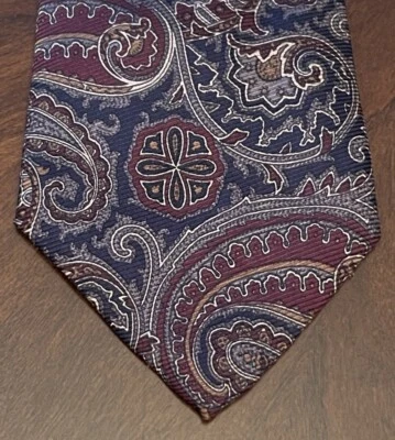 Vintage Hathaway 100% Silk Men’s Neck Tie Made In Usa - Image 1 of 4