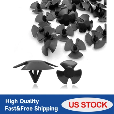 50Pcs Car Hood Insulation Retainer Clips Auto Push Pins 4878883Aa for Dodge Ram Foto 1 de 4