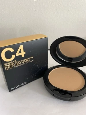MAC Studio Fix Powder Plus Foundation, C4, Full Size -Original Formula, 15g, New - Image 1 of 4