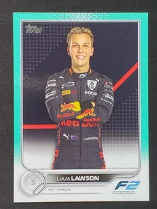 2022 Topps Formula 1 F2 Racers Future Stars Aqua /199 Liam Lawson #81 - Bild 1 von 3