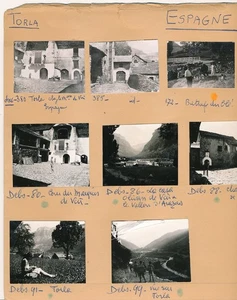 TORLA c. 1950 - 9 Photos Planche Contacts Espagne - PL 3022 - Picture 1 of 5