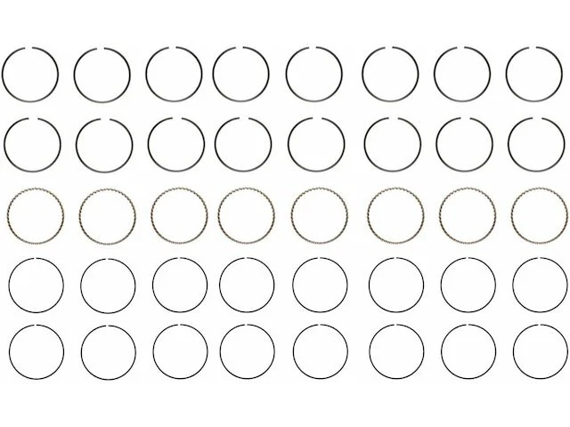 Anillo de pistón Hastings 48495TSYP 1988 1989 1990 para GMC V3500 1987-1991 Foto 1 de 2