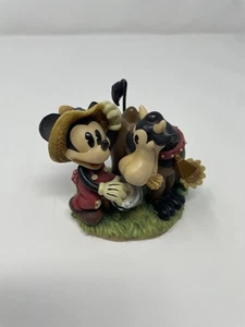 Enesco Disney "Home Grown Mickey" Mickey Milking Cow - Picture 1 of 3