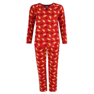 New Grumpy & Gorgeous Women's Plus Size Taco Print Pajama Set - Picture 1 of 6
