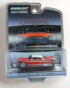 GREENLIGHT 1:64 1958 CHRISTINE EVIL VERSION PLYMOUTH FURY HOLLYWOOD 1983 MOVIE!! - Bild 1 von 5