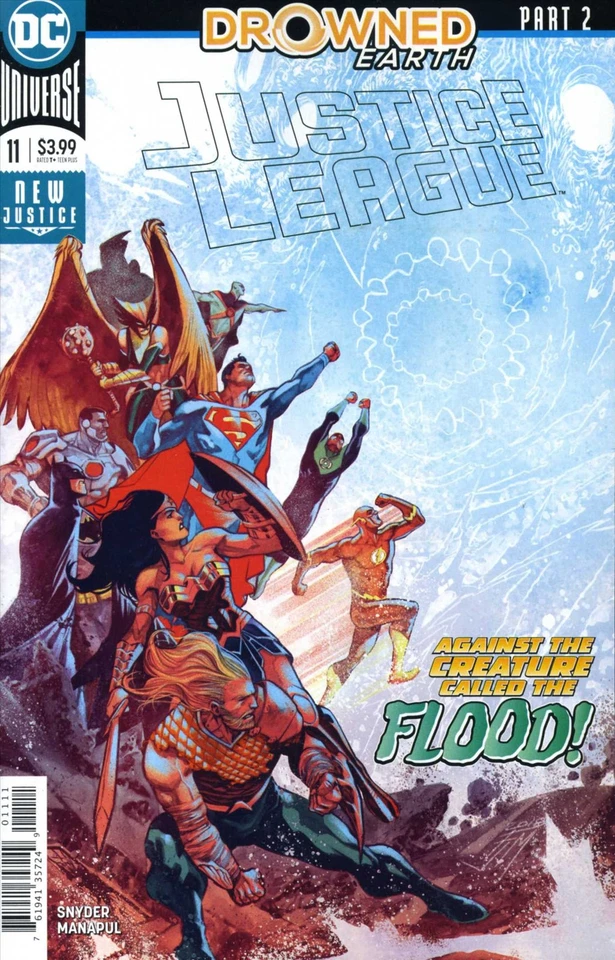 Justice League (4th Series) #11 VF/NM; DC | Scott Snyder Drowned Earth 2 - w/Bag - Image 1 of 1
