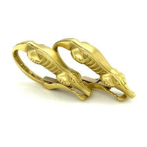 Kieselstein-Cord 18k Yellow Gold Crocodile Ear Clips 2000 - Picture 1 of 8