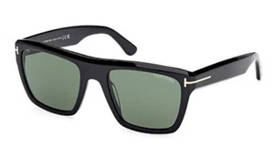 Occhiali da sole TOM FORD Alberto FT1077/S 01N Shiny Black 55-20 - Foto 1 di 1