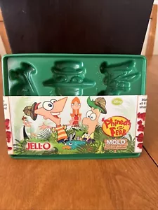 Molde de gelatina Disney Phineas and Ferb 2012 Kraft Foods 6 formas divertidas gelatina jigglers - Imagen 1 de 2