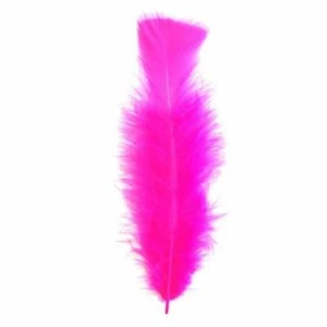 Flat Top Marabou Feather Pack 10 grams - Cerise - Picture 1 of 1