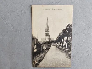 CPA / Carte postale ancienne - MARIGNY - l'église et le cimetière (58) - Picture 1 of 12