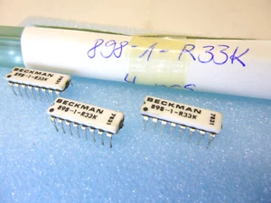 10 Stück Widerstand Netzwerk 15 x 33KΩ | Resistor Array Network| 2% | 898-1-R33K - Picture 1 of 3