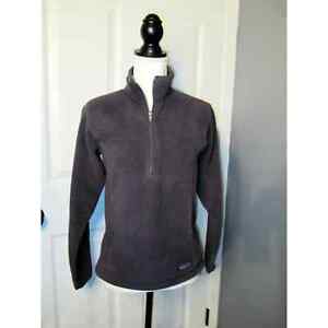 Women's Patagonia 1/4 Zip Up Jacket Fleece XS Extra Small Deep Purple ls