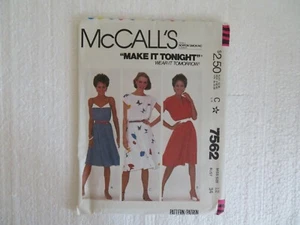 McCalls Schnittmuster 7562 Größe 12 - Bild 1 von 1