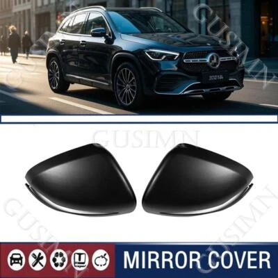 For Mercedes Benz GLA H247 GLA200 GLA35 GLA45 2020-2024 Side Mirror Cover Caps Foto 1 de 4
