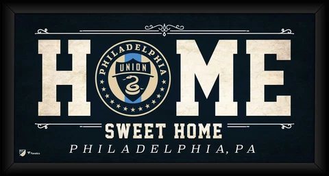 Philadelphia Union Framed 10" x 20" Home Sweet Home Collage Cover