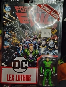 lux luthor 3 inch figure with comic book - Picture 1 of 1