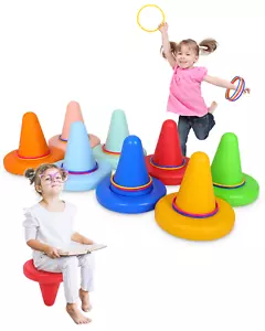 Autism Kids Swivel Chair Sensory Balance Unicorn Chair with 16 Ring 8 Pack - Picture 1 of 7