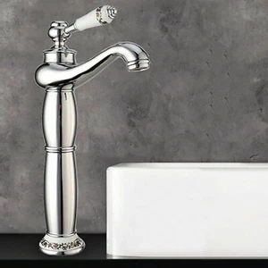 Rubinetto antico retrò miscelatore monocomando bagno lavabo rubinetto miscelatore - Foto 1 di 12